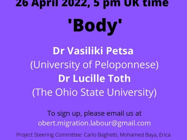 Migration and Labour Working Group – Roundtable 4: ‘Body’